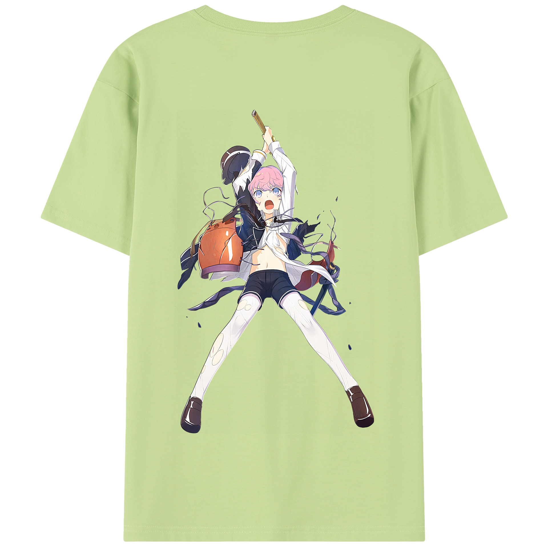 （画像用） 刀剣乱舞 Touken Ranbu 綿100％半袖Tシャツ（背面プリント）